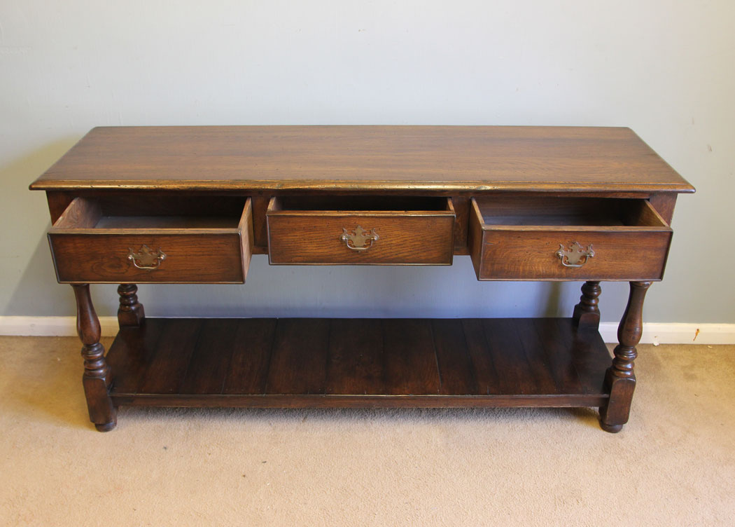 12414r14 Oak Pot Board Sideboard Dresser Base, Oak Pot Board Sideboard Dresser Base