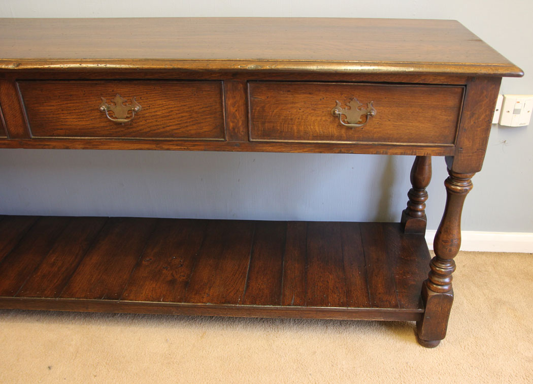 12414r6 Oak Pot Board Sideboard Dresser Base, Oak Pot Board Sideboard Dresser Base