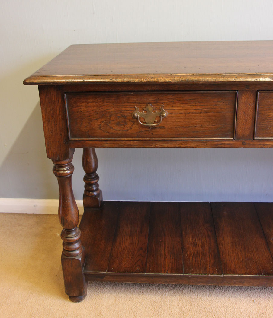 12414r7 Oak Pot Board Sideboard Dresser Base, Oak Pot Board Sideboard Dresser Base