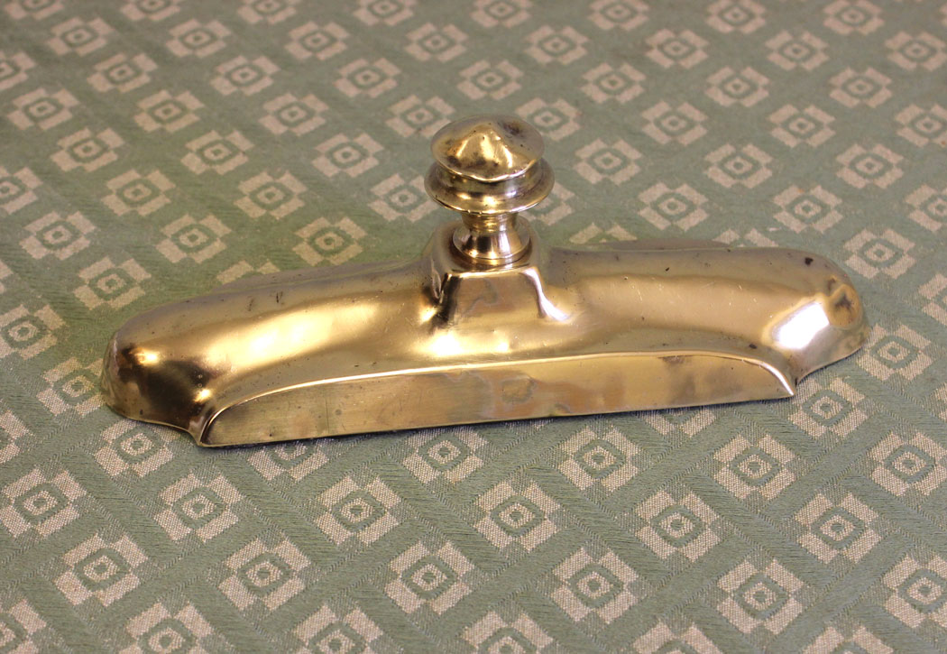 12441r9 Antique Brass Fireside Trivet & Tongs, Antique Brass Fireside Trivet & Tongs.