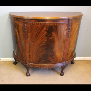 Antique Mahogany Demi Lune Sideboard