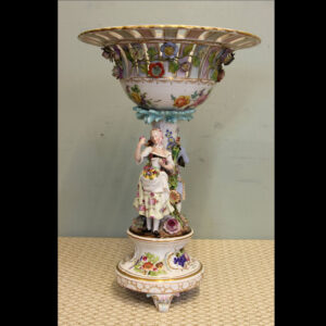 Antique German Porcelain Centre Piece,