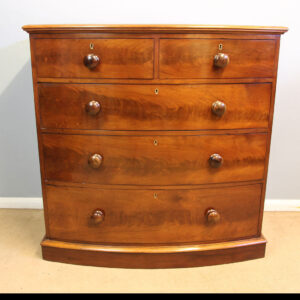 Victorian Mahogany Bow Front Chest of Drawers