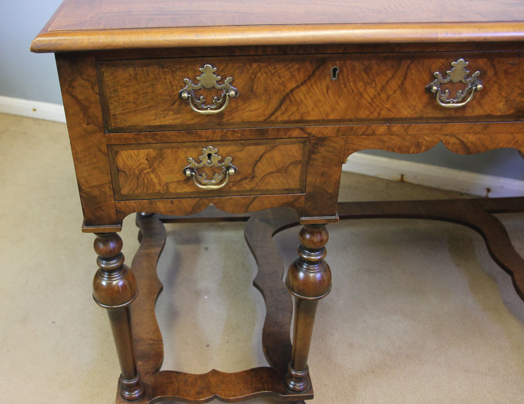 12488r4 Antique Walnut Side Table Writing Desk, Antique Walnut Side Table Writing Desk Dressing Table