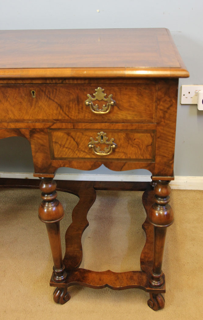 12488r7 Antique Walnut Side Table Writing Desk, Antique Walnut Side Table Writing Desk Dressing Table