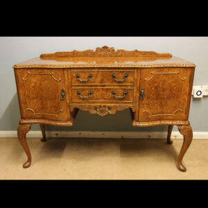 Small Burr Walnut Sideboard Server