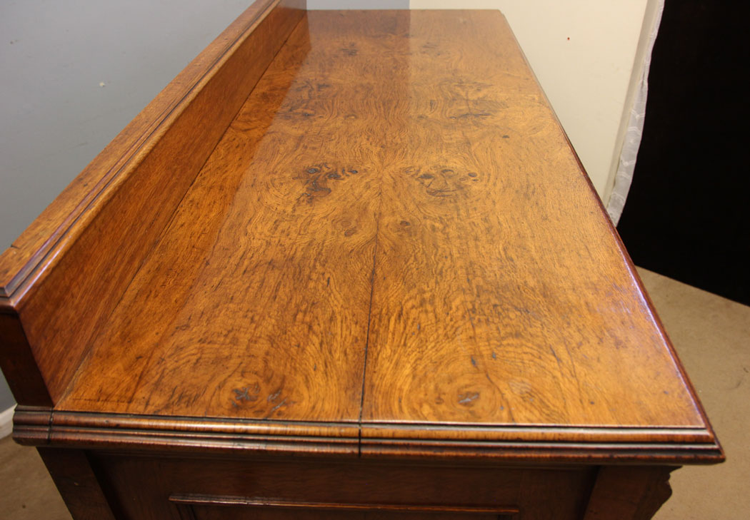 12494r6 Antique Pollard Oak Walnut Sideboard Dresser Base, Antique Pollard Oak Sideboard Dresser Base