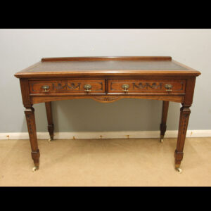 Antique Walnut Writing Table Desk