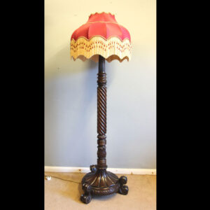 Antique Mahogany Standard Lamp